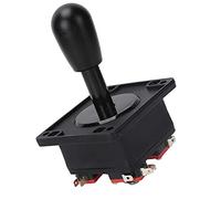 Xiuganpo DIY Kits Joystick Accessories with USB Encoder Board for PC Game, Easy to Use, for Multiplayer Game Machine Enthusiasts, Plastic Material (Black)