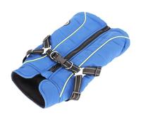 Xiuganpo Dog Coat Warm Reflective Vest Jacket for Winter Autumn Large Polyester Blue 1 X Dog Coat (XXL)