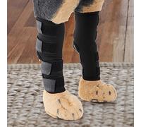 Xiuganpo Dog Elbow Support Wrap, Compression Brace for Front Leg, Stay-On Protector for Arthritis Relief, 1 Pair for Pet Knee, Fits Small to Medium Dogs (M)