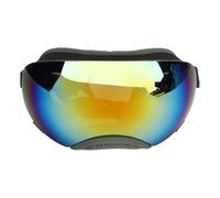 Xiuganpo Dog Goggles Sunglasses Breathable Adjustable UV Protection for Pets Outdoor Adventures 1 Pair (Foliage Frame, Red Lens)