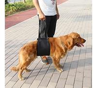 Xiuganpo Dog Lift And Assist Support Harness With Handle For Canines Aid, Safe And Durable, For Dogs Suffering From Injuries, Made Of Polyester, Black, 4 Sizes (M)