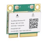 Xiuganpo Double Band Gigabit Network Card with 4.2, 802.11a/b/g/n/ac Protocol, 300Mbps/867Mbps Speed, for Small Chassis, MC-AC7265 Chip