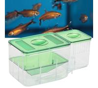 Xiuganpo Double-Layer Fish Breeding Box Isolation Incubator, Reliable Aquarium Incubator for Injured Small Fish, Shrimp, and Clownfish, Prevent Adult Attacks