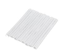 Xiuganpo Double Loop Wire Binding Spines 9/16 Inch 120 Sheet Capacity for A4 Spiral Binding Coil, Durable Metal Wire for Student, 100PCS (White)