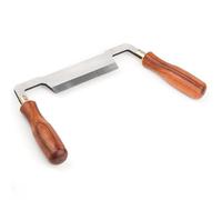 Xiuganpo Draw Shave Tool, High Speed Steel with Rosewood Handles for Woodworking, 110mm Cutting Length, Straight Draw Debarking Tool