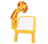 Xiuganpo Drawing Projector Table Educational Toy for Kids, LED Painting Board with Watercolor Pen, for Early Learning Art, Plastic Material, Applicable Age 3 Years Old and Up (Small yellow color box)