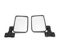 Xiuganpo Driver and Passenger Side Mirrors, Left Right Side View Door Mirror for LandCruiser 70 75 78 Series 1985-2013, ASB Glass Clear Vision Replacement Door Mirrors (Long Type)