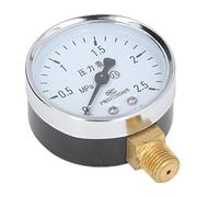 Xiuganpo Durable 1/4 NPT Pressure Gauge with Stainless Steel Case