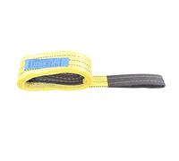 Xiuganpo Durable 3T Flat Lifting Strap with Double Buckles Polyester Webbing, Strong Crane Lifting Rope 2M, in Engineering Transportation