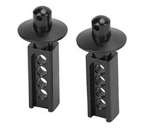 Xiuganpo Durable Aluminium Body Post Set, Height Adjustable for Mini E- Mini SLASH 1/16, Convenient 2 Pcs (Black)