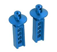 Xiuganpo Durable Aluminium Body Post Set, Height Adjustable for Mini E- Mini SLASH 1/16, Convenient 2 Pcs (Blue)