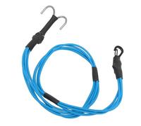 Xiuganpo Durable Elastic RC Winch Rope 580mm with Alloy Hooks for 1/10 1/8 Vehicles Towing Needs (Blue)