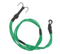 Xiuganpo Durable Elastic RC Winch Rope 580mm with Alloy Hooks for 1/10 1/8 Vehicles Towing Needs (Green)