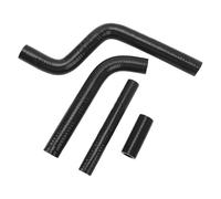 Xiuganpo Durable High Strength Motorcycle Silicone Radiator Coolant Hose for YZ125 1996-2001 Riders (Black)