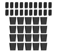 Xiuganpo Durable Sink Grid Rubber Feet 40 Pcs Set Kitchen Sink Bumper Pads Non Slip Wire Protective Feet, Rack Frame Protectors for Home Furniture, Noise Reduction Plastic Installation