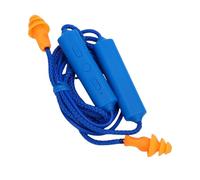 Xiuganpo Ear Plug Earbuds, Bluetooth Earplug Headphone, IPX5 Water Proof, Noise Reduction & Fast Pairing, Comfortable Rechargeable Neckband Earbuds for Construction Site Workshop (Blue)