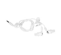 Xiuganpo Earbuds with 3.5mm Plug and Replaceable Earplugs for Swimming Running Surfing in IP68 Comfort (White)