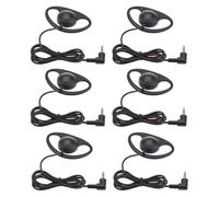 Xiuganpo Earpiece Headset Lightweight Comfortable Earbud for Guided Tours and Conference Use 3.5mm Mono and Adjustable (6pcs)