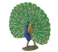 Xiuganpo Eco-Friendly Peacock Ornament, Durable Peacock Model, Home, Office Christmas (M-1434 Peacock)