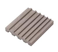 Xiuganpo Edge Skiving Grinding Tool, Versatile Leather Sharpener for Edge Finishing, Constructed from Steel Material, Perfect for Leathercraft and Repair Tasks (Grey Round Slot)