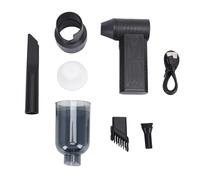 Xiuganpo Electric Air Duster, Powerful 130000RPM 3 Speed Adjustable Mini Blower with LED Light, Magnetic Nozzle, Cordless Air Duster for Pet Drying, Computer Car, Rechargeable