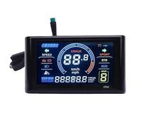 Xiuganpo Electric Bike LCD Display, High Definition Cycling Computer with NFC Function for E Bike 24V 36V 48V, Colorful Cycling Computer Real Time Riding Data and Backlight Design