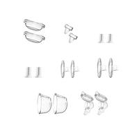 Xiuganpo Electric Breast Pump Replacement Accessory Set Safe Food-Grade Silicone for The INS Breast Pump, Easy Assembly and Cleaning for Breastfeeding Moms (22mm Little Shield)