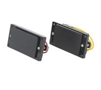 Xiuganpo Electric Guitar Humbucker Pickup Set, Less Interference and Low Noise for Improved Performance, Ideal for Epiphone LesPaul, 2PCS Included (Black)