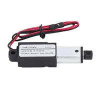 Xiuganpo Electric Micro Linear Actuator, Overcurrent Short Circuit Overload Overvoltage Protection Linear Motion Actuator, 12V DC Motor with End Limit Switch Aluminum ABS for Agricultural (17.5mm)