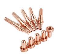 Xiuganpo Electrode Tips Set 5pcs Nozzle & 5pcs Electrode for Thermal Dynamics SL60/100 Cutting, High Conductivity Copper, Ideal for Metal Cutting