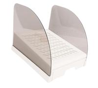 Xiuganpo Elevated Litter Step, Unique Drawer Design for Easy Cleaning, Anti Slip Pet Ramp with Storage, Cats Pedal Stool Prevents Litter Tracking for Small Elderly Cats, 11.8 X 9.4in (White)