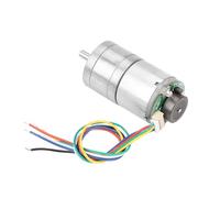 Xiuganpo Encoder Gear Motor Large Moment of Force Low Noise for Window Opener, Door Opener, Mini Windlass Metal Gearmotor Fit for GM25-310 DC Motor (DC12 70RPM)