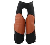 Xiuganpo Equine Farrier Apron, Adjustable Wear Proof Horse Grooming Protective Apron with PU Split Leather Coating, Horse Farrier for Stable Hoof Trimming and Forging Tools