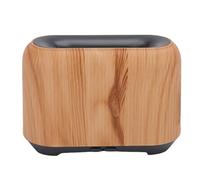 Xiuganpo Essential Oil Diffuser, 150ml Cool Mist Humidifier, 3D Aromatherapy Diffuser with LED Colorful Light & Auto Off Protection, Ideal for Home, Office & Bedroom (Light Wood Grain)