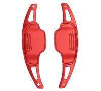 Xiuganpo Extended Shift Paddle Cover Dual Function Protection for Camaro ZL1 TL1 TL SS 2017-2024 2 X Steering Wheel Shift Paddle Cover (Red)