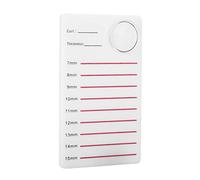 Xiuganpo Eyelashes Stand Durable Lightweight Fast Eyelash Grafting Holder for Professional Salon or Personal Use Plastic 5.4 X 3.1 X 0.2 Inches (XL eyelash stand-with blooming silicone pad)