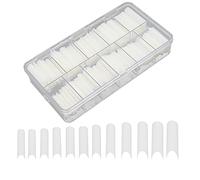 Xiuganpo False Nail Tips 360pcs Extra Long U Shape Fake Nail Tips for Salon DIY Art, Reusable PMMA Material for Professional Salons, Home Use, UV Manicure Study (#2)