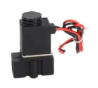 Xiuganpo Fast Response 12V DC Solenoid Valve with Durable Plastic Body for Air Water Oil Applications 1/8 Inch G1/8 (G1/4")