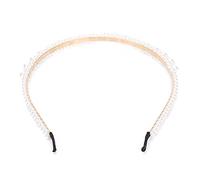 Xiuganpo Faux Pearl Headband for Women, Shining Alloy (A Type)