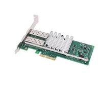 Xiuganpo Fiber Optic Network Card 10Gbps PCI-E Adapter | Dual SFP+ ports, Compatible with /, High-speed performance