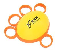 Xiuganpo Finger Exercise Ball, Medium Resistance Grip Strength Ball, Hand Rehabilitation with Therapeutic Massage for Hand Injury Recovery Finger Weakness Training (Orange)