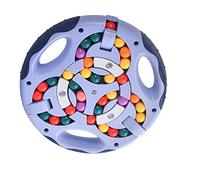Xiuganpo Fingertip Rotating Beans - Engaging Decompression Toy for Brain Exercise - Ideal for Children - Fun Learning with 1 Piece (Blue)