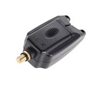 Xiuganpo Fishing Bite Alarm with LED Blue Light, Adjustable Volume (Black)