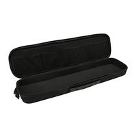 Xiuganpo Fishing Tackle Bag, Shockproof EVA Shell and Sponge Padding Hard Shell Fishing Rod Bag, Large Capacity Tackle with 4 Mesh Pockets Retractable Handle for Gear Storage