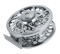 Xiuganpo Fly Reel 9/10 CNC Aluminum Alloy Fishing Reel 1:1 Gear Ratio 3 Ball Bearings for WF9-10F+30LB 120YDS Line Capacity, with Storage Bag