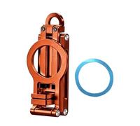 Xiuganpo Foldable Cell Phone Stand Versatile 5-in-1 Phone Grip for Creative Angles On-the-Go 164g Lightweight Design for Gym Workouts Black Color