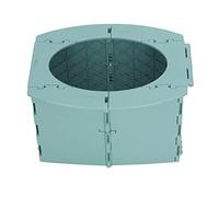 Xiuganpo Foldable Toddler Potty, Lightweight and Easy to Use, for Camping, Traveling and Long Distance Riding (Green)