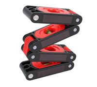 Xiuganpo Folding Level, Magnetic Multi Angle with 4 Level Bubbles, 3 Adjustable Joints Foldable Measuring Tool for Woodworking Home Projects, Compact Foldable Tool