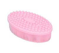Xiuganpo Gentle Silicone Baby Bath Brush with Soft Touch for Effective Cleaning, for Happy Bath Time, Pink