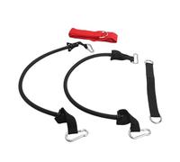 Xiuganpo Golf Swing Training Belt with Strong Metal Hook for Hip Rotation, Shoulder Turn Practice, Multifunctional Exercise Strap Muscle Memory and Strength Training Aid (Red)
